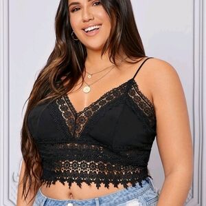 3 for $25 SHEIN Privé Guipure Lace Insert Cami Top